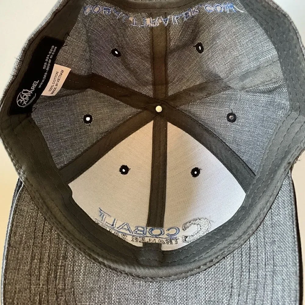 Cobalt Trailer Dales Grey Adjustable Hat EUC